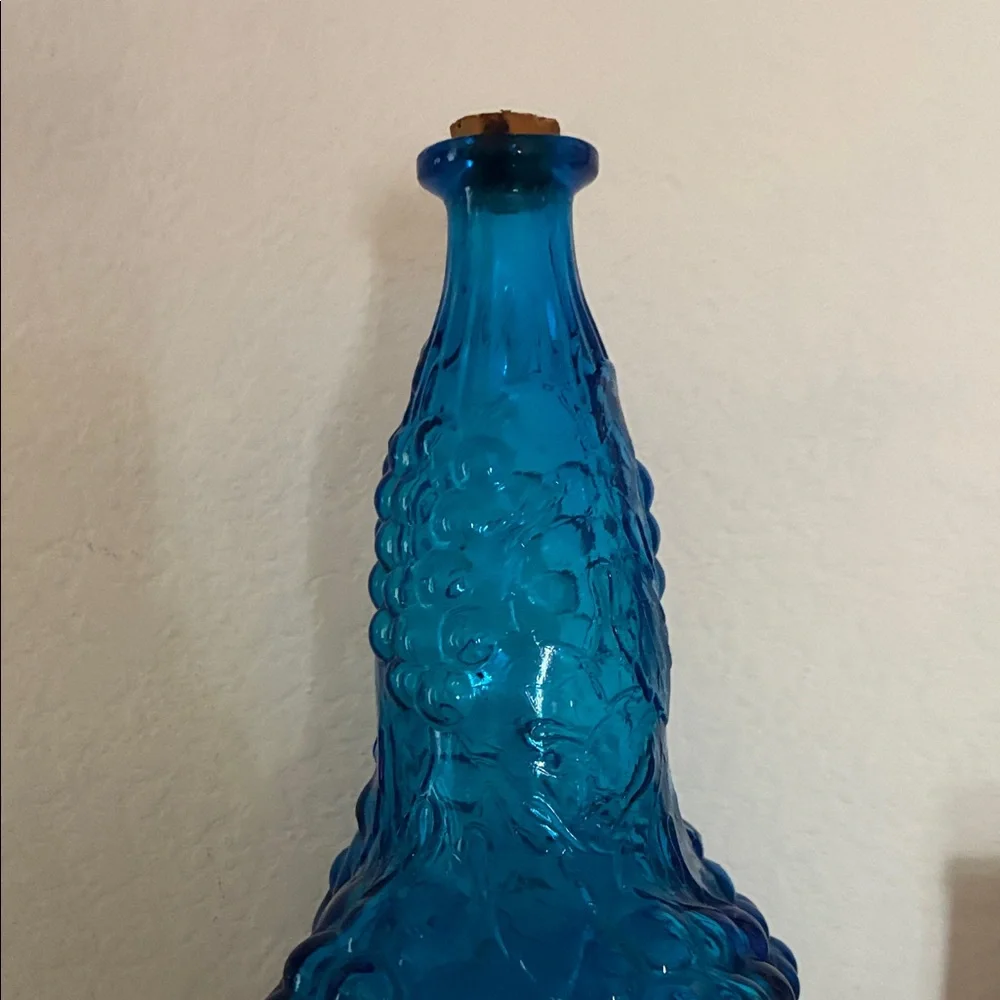 Blue Decorative Glass Vase - Home Accents - Picture 3 of 3